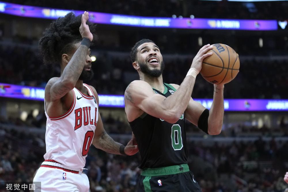 凯尔特人惨败公牛，连胜止步